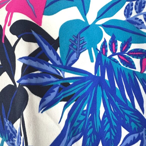 Coolibar Hightide Long Sleeve Swim Shirt 3X Leaf Print Colorful NWT TP-3461 - Picture 4 of 11